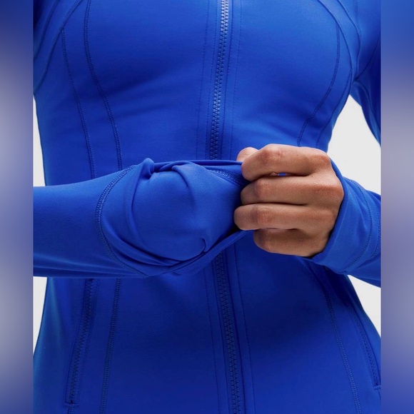 Lululemon Define Jacket Nulu Cerulean Blue Full Zip | Size 2 - Picture 6 of 17